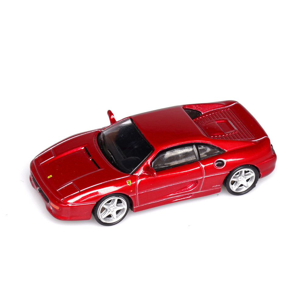 Ferrari F355 Berlinetta (Metallic Red) 1/64 Scale Diecast Metal Sports Car  Collectible Model