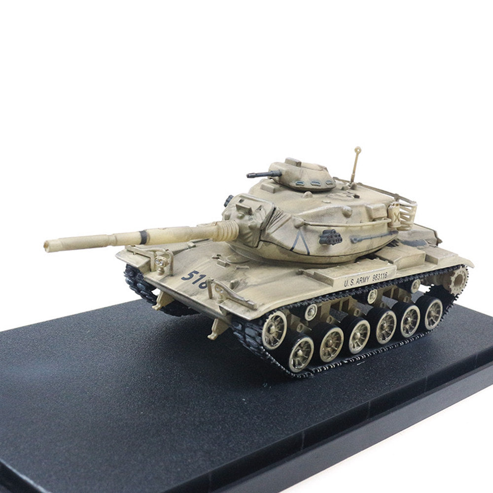 1/72 Scale US Army M1A1 TUSK Abrams Tank NATO Camouflage Finished Plastic  Model