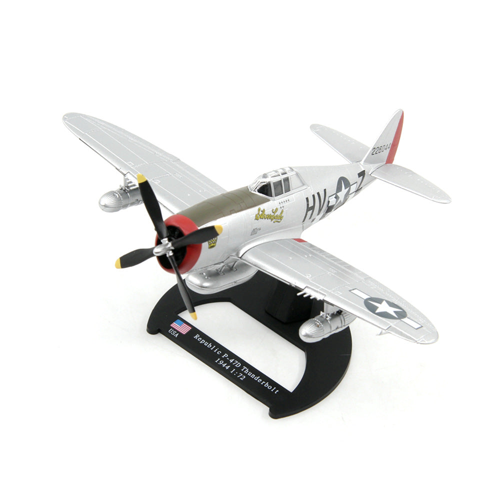 P-47D Thunderbolt WWII Fighter 1/72 Scale Diecast Aircraft Model