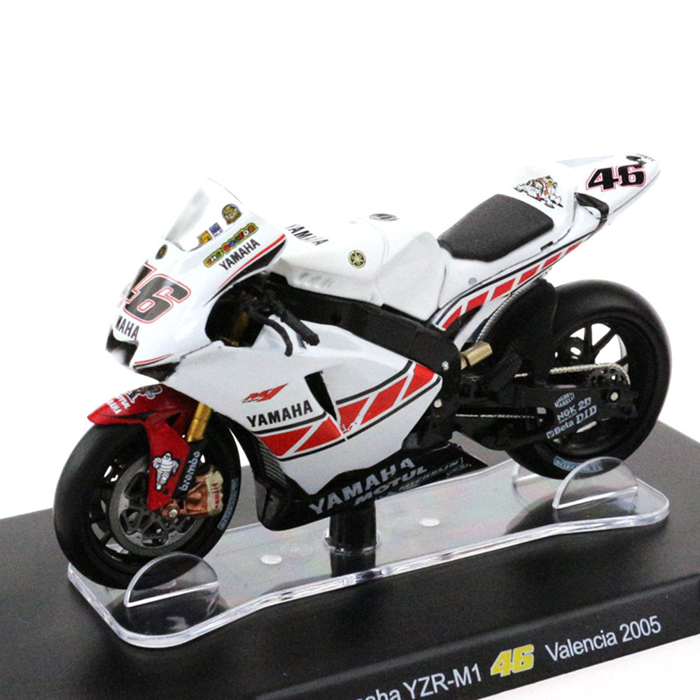 Yamaha YZR-M1 46 Valencia 2005 1/18 Scale Diecast Metal Motorcycle