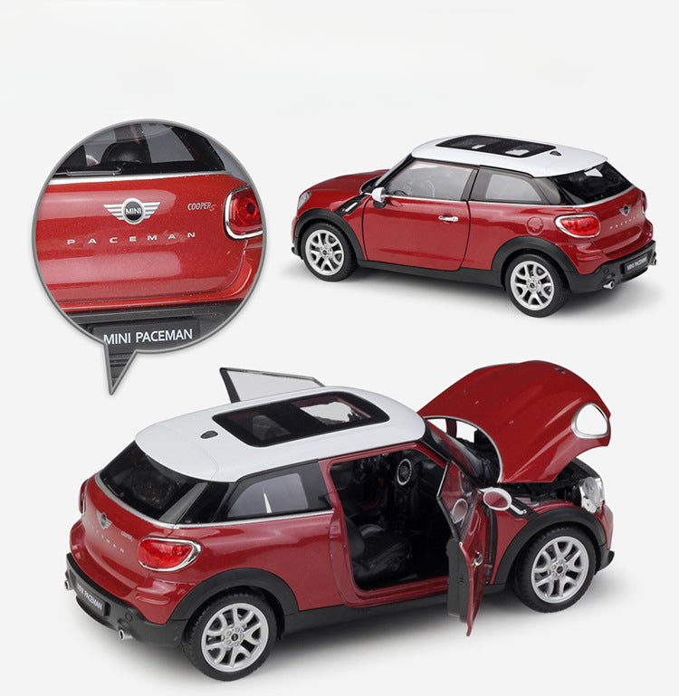 1/24 Scale Mini Cooper S Paceman Subcompact crossover SUV Diecast Model Car