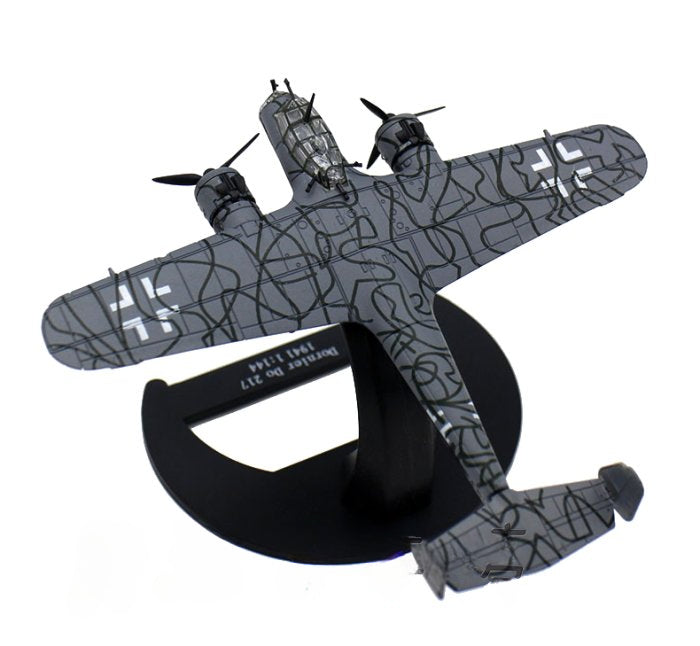 1/144 Scale Dornier Do 217 WWII German Bomber Fliegender Bleistift Flying Pencil Diecast Model Aircraft