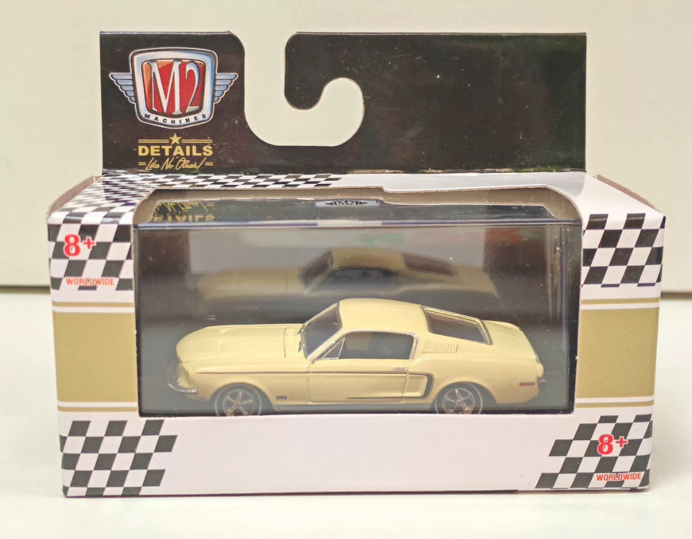 1/64 Scale 1968 Ford Mustang GT 390 Diecast Model Car