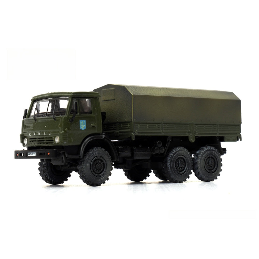 1/72 Scale KamAZ-43101 All-Wheel Drive Military Truck Diecast Model