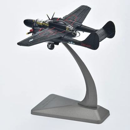 1/144 Scale Northrop P-61 Black Widow Night Fighter Diecast Model Aircraft