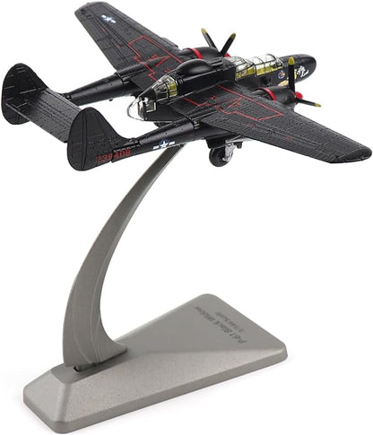 1/144 Scale Northrop P-61 Black Widow Night Fighter Diecast Model Aircraft