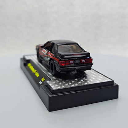 1/64 Scale 1987 Ford Mustang GT Custom Sports Car Diecast Model