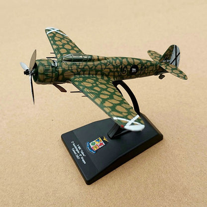 1/100 Scale Breda Ba.65 Italian Monoplane Diecast Model Aircraft