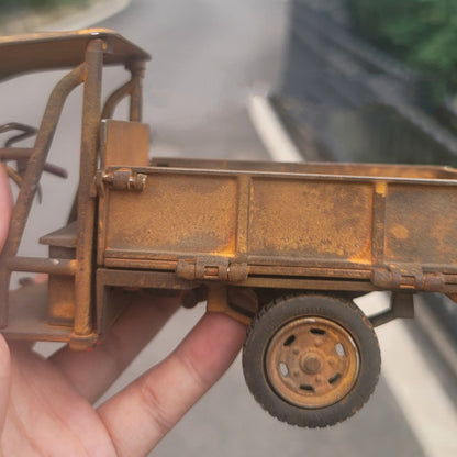 1/16 Scale Vintage Metal Walk-Behind Tractor Model