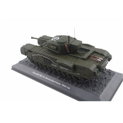 1/43 Scale 1944 WWII Churchill Mk VII Infantry Tank Diecast Model