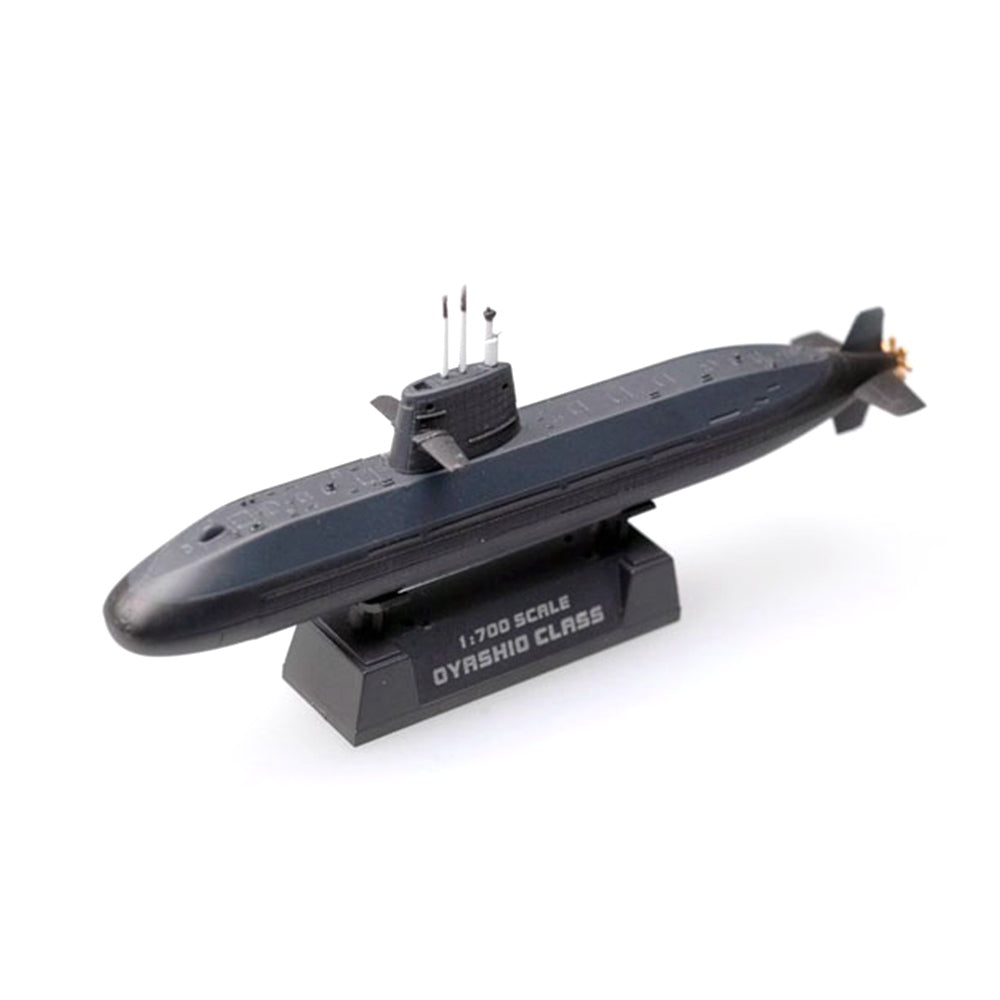 1/700 Scale WWII Japanese JMSDF Oyashio-Class Attack Submarine Prebuilt Plastic Collectible Model