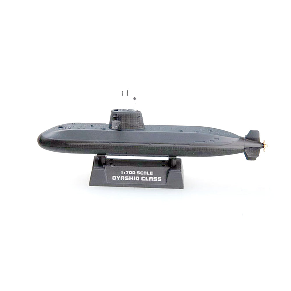 1/700 Scale WWII Japanese JMSDF Oyashio-Class Attack Submarine Prebuilt Plastic Collectible Model