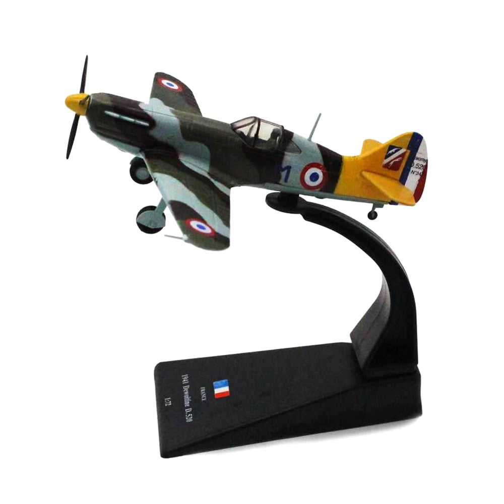 1/72 Scale 1941 Dewoitine D.520 WWII French Fighter Diecast Aircraft Model