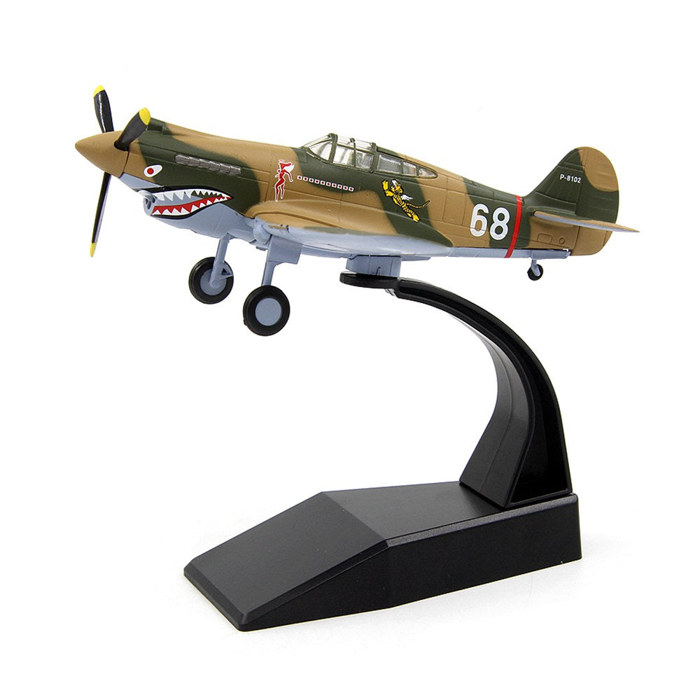 1/72 Scale P-40 Warhawk Flying Tiger WWII Fighter Diecast Aircraft Model