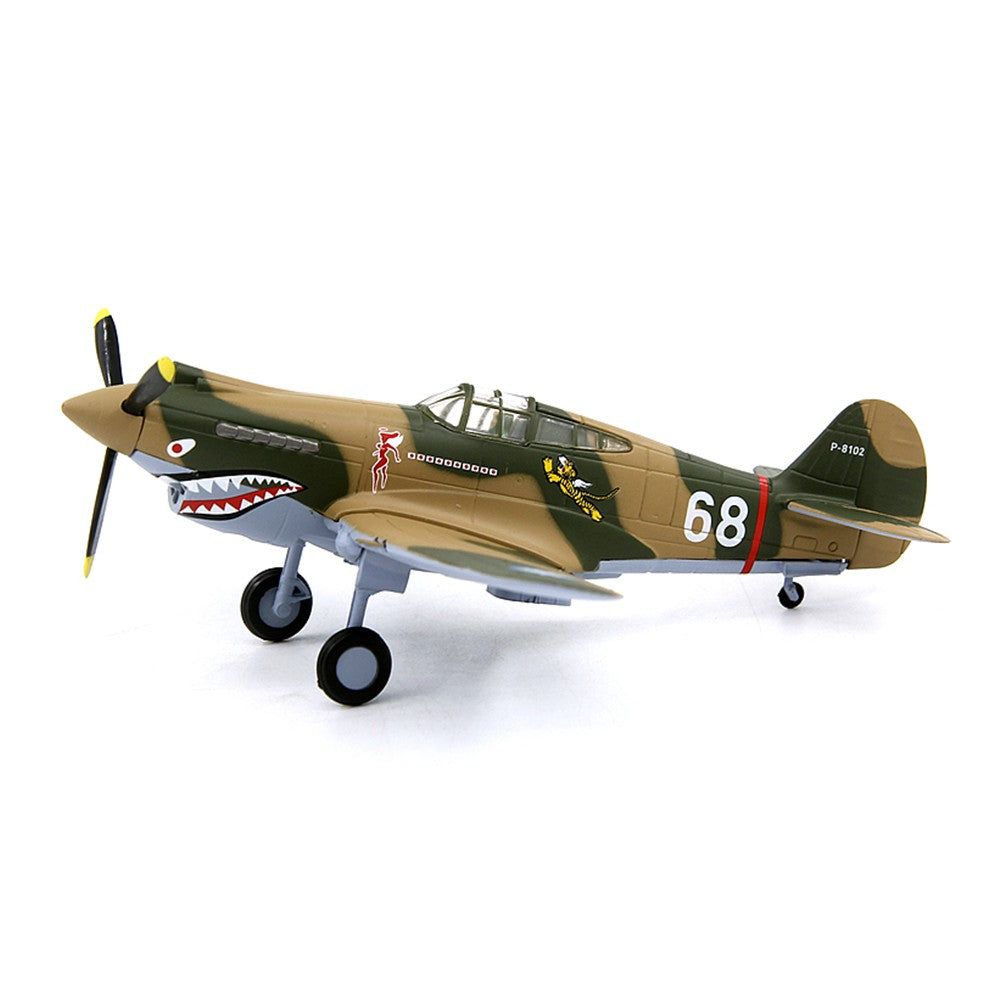 1/72 Scale P-40 Warhawk Flying Tiger WWII Fighter Diecast Aircraft Model