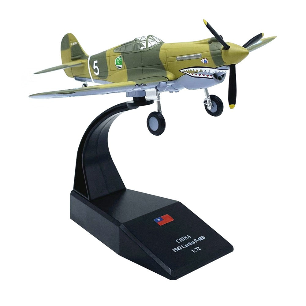 Curtiss P-40 Warhawk Flying Tiger WWII Fighter 1/72 Scale Diecast Aircraft  Model