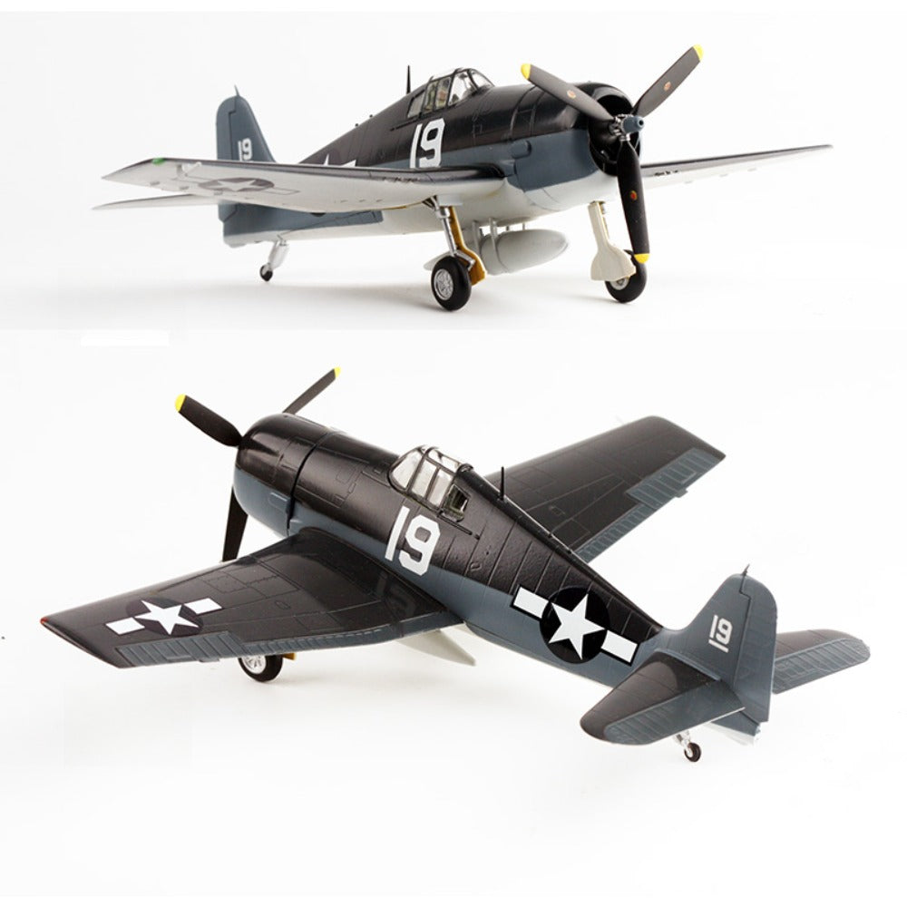 1/72 Scale Grumman F6F-5 Hellcat Carrier-Based Fighter Pre-built Collectible WWII US Aircraft Plastic Model