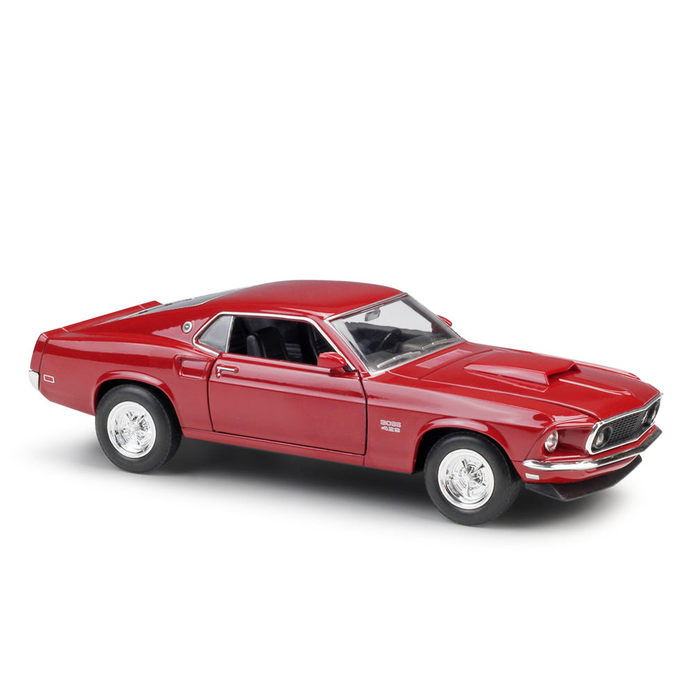 1/24 Scale 1969 Ford Boss 429 Mustang Diecast Model Car