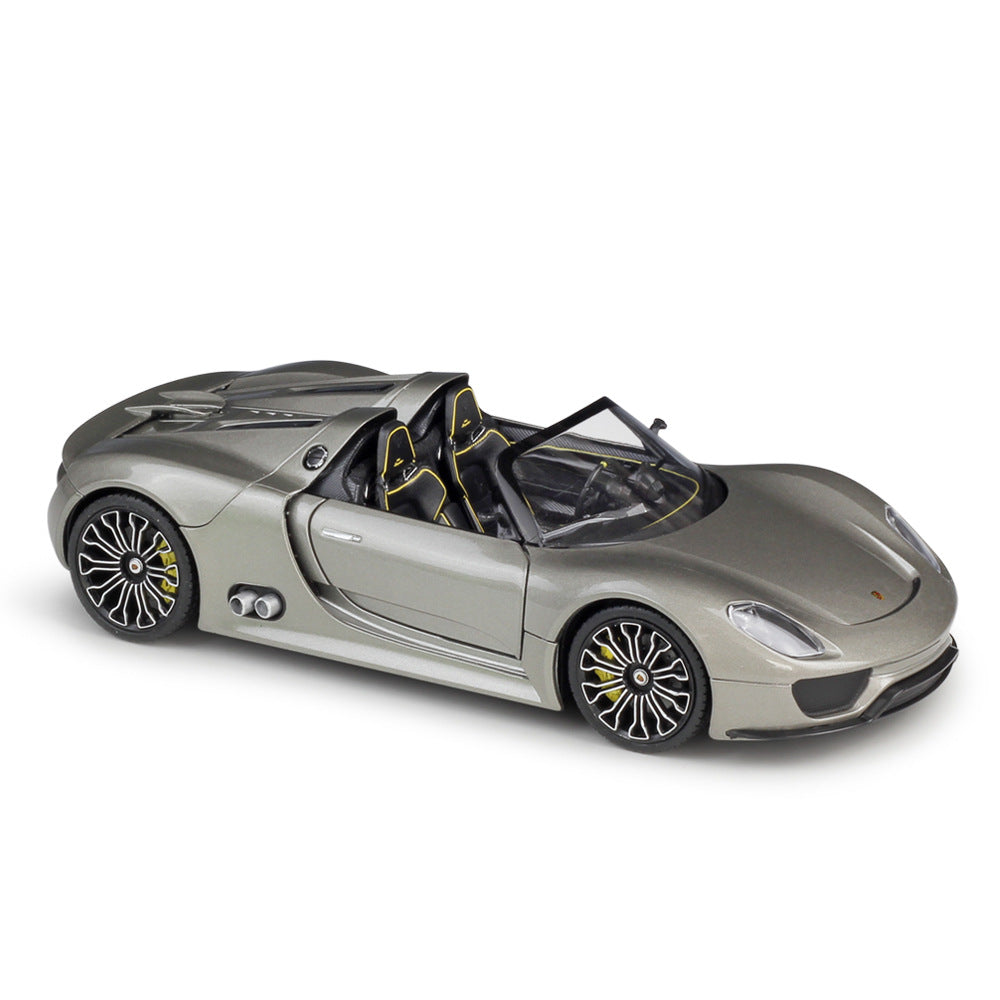 1/24 Scale Porsche 918 Spyder Concept Diecast Model Car