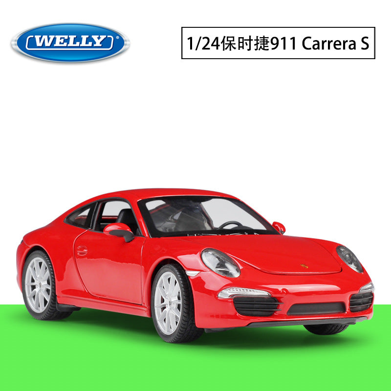 1/24 Scale Porsche 911 (991) Carrera S Sports Car Diecast Model