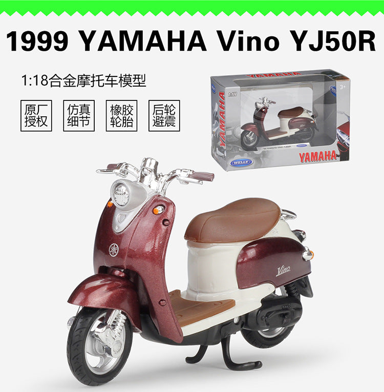 1/18 Scale Yamaha Vino YJ50R Scooter Diecast Model