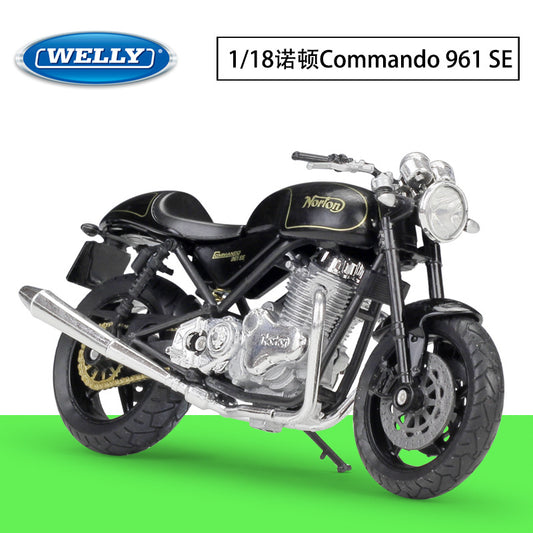 1/18 Scale Norton 961 Commando SE Motorcycle Diecast Model