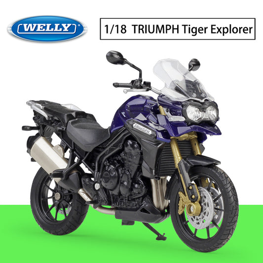 1/18 Scale Triumph Tiger Explorer Motorcycle Diecast Model