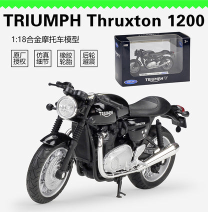 1/18 Scale Triumph Thruxton 1200 Motorcycle Diecast Model