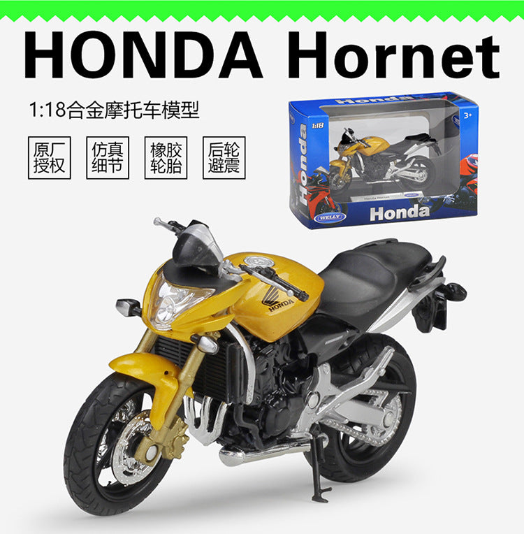 1/18 Scale Honda CB600F Hornet Motorcycle Diecast Model