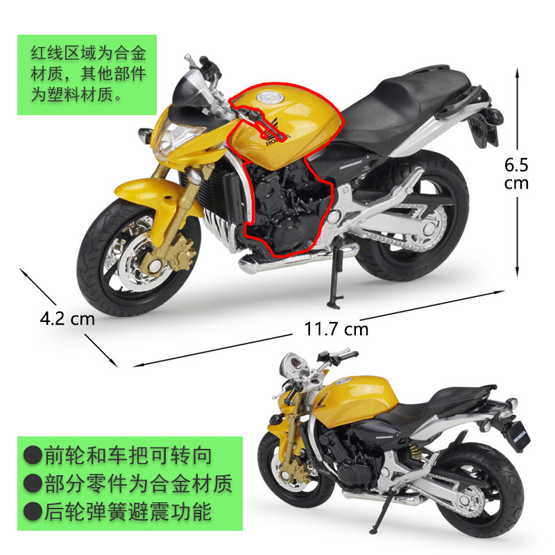 1/18 Scale Honda CB600F Hornet Motorcycle Diecast Model