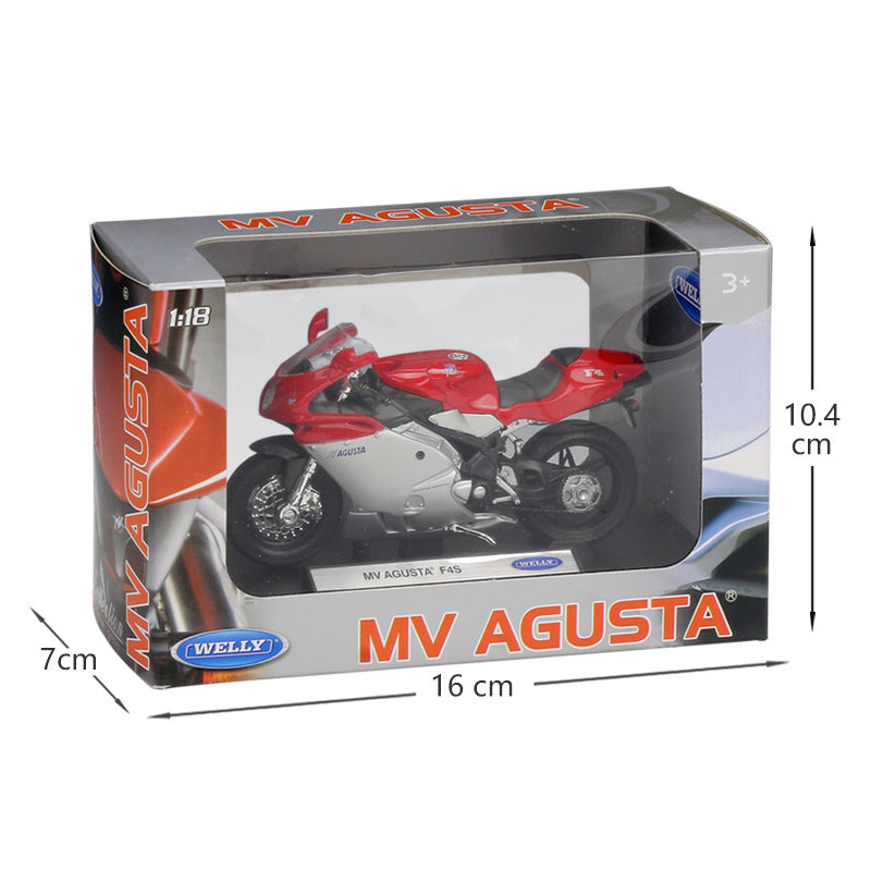 1/18 Scale MV Agusta F4S Sports Bike Diecast Model Motorcycle