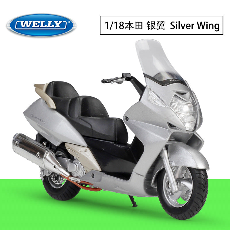 1/18 Scale Honda Gold Wing Touring Motorcycle Diecast Model