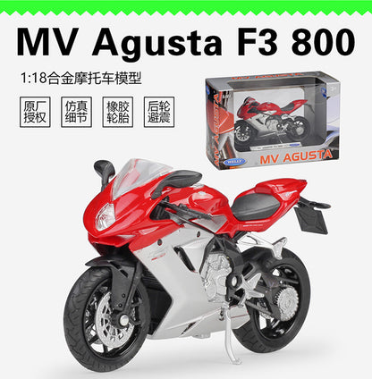 1/18 Scale MV Agusta F3 800 Motorcycle Diecast Model