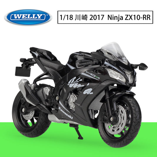 1/18 Scale 2017 Kawasaki Ninja ZX10-RR Motorcycle Diecast Model