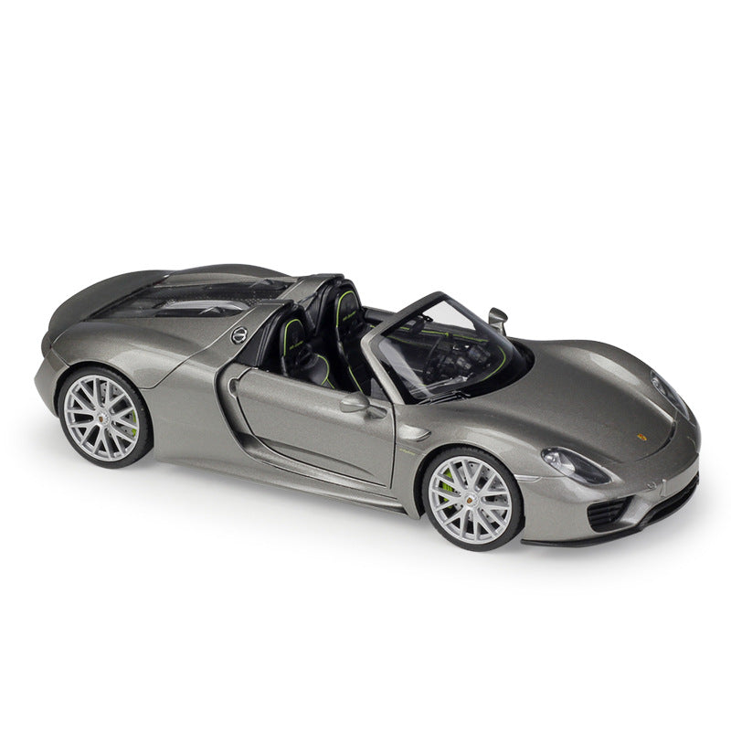 1/24 Scale Porsche 918 Spyder Sports Car Diecast Model