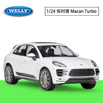 1/24 Scale Porsche Macan Turbo Compact Luxury Crossover SUV Diecast Model Car