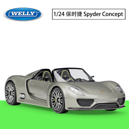 1/24 Scale Porsche 918 Spyder Concept Diecast Model Car