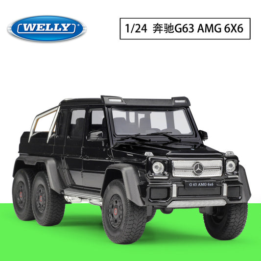 1/24 Scale Mercedes-AMG G63 6x6 Pickup Truck Diecast Model Car