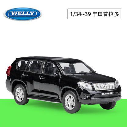 1/36 Scale Toyota Land Cruiser Prado Diecast Model Car Pull Back Toy