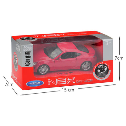 1/36 Scale Toyota 86 Sports Car Diecast Model Pull Back Toy