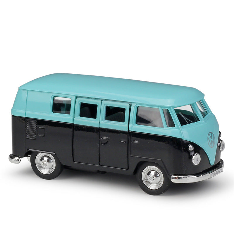 1/36 Scale 1963 Volkswagen Type 2 T1 Bus Diecast Model Pull Back Toy