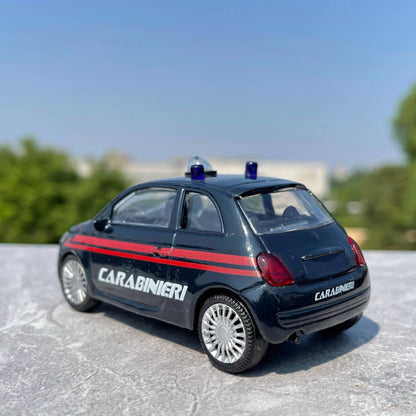 1/43 Scale Fiat 500 Carabinieri Police Car Diecast Model