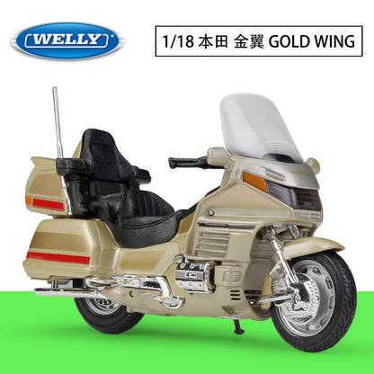 1/18 Scale Honda Gold Wing Touring Motorcycle Diecast Model