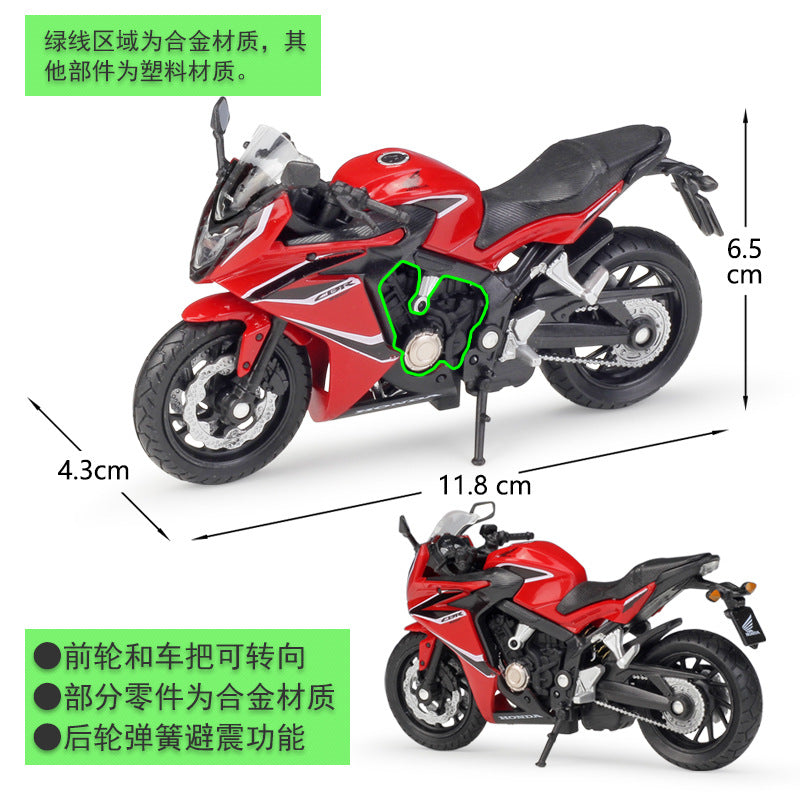 1/18 Scale 2018 Honda CBR650F Motorcycle Diecast Model