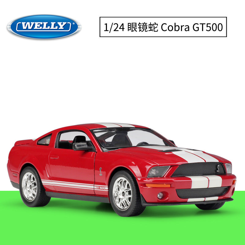 1/24 Scale 2007 Ford Mustang Shelby Cobra GT500 Diecast Model Car