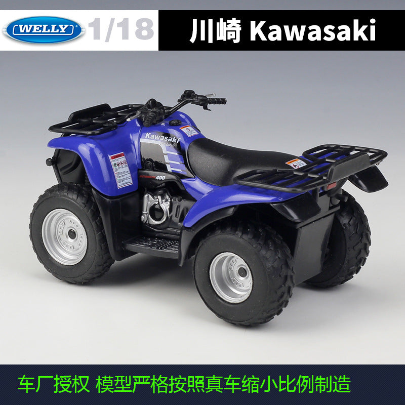 1/18 Scale Kawasaki Prairie 400 Utility ATV Diecast Model