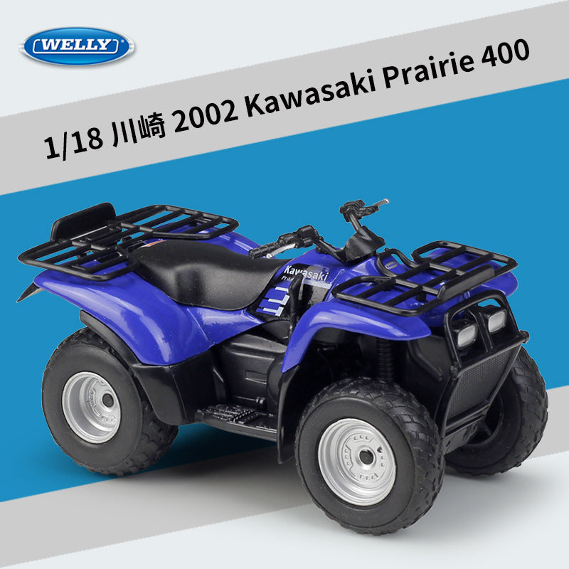 1/18 Scale Kawasaki Prairie 400 Utility ATV Diecast Model