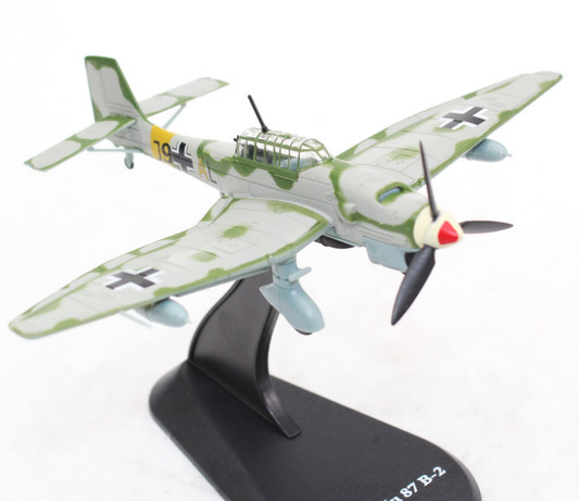 1/100 Scale Junkers Ju 87 Stuka WWII German Dive Bomber Diecast Model Aircraft