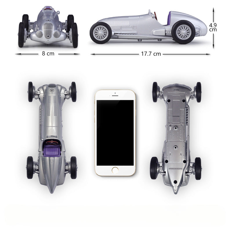 1/24 Scale 1937 Mercedes-Benz W125 Grand Prix Racing Car Diecast Model