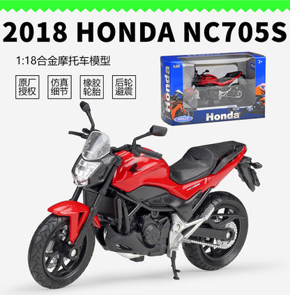 1/18 Scale 2018 Honda NC705S Motorcycle Diecast Model